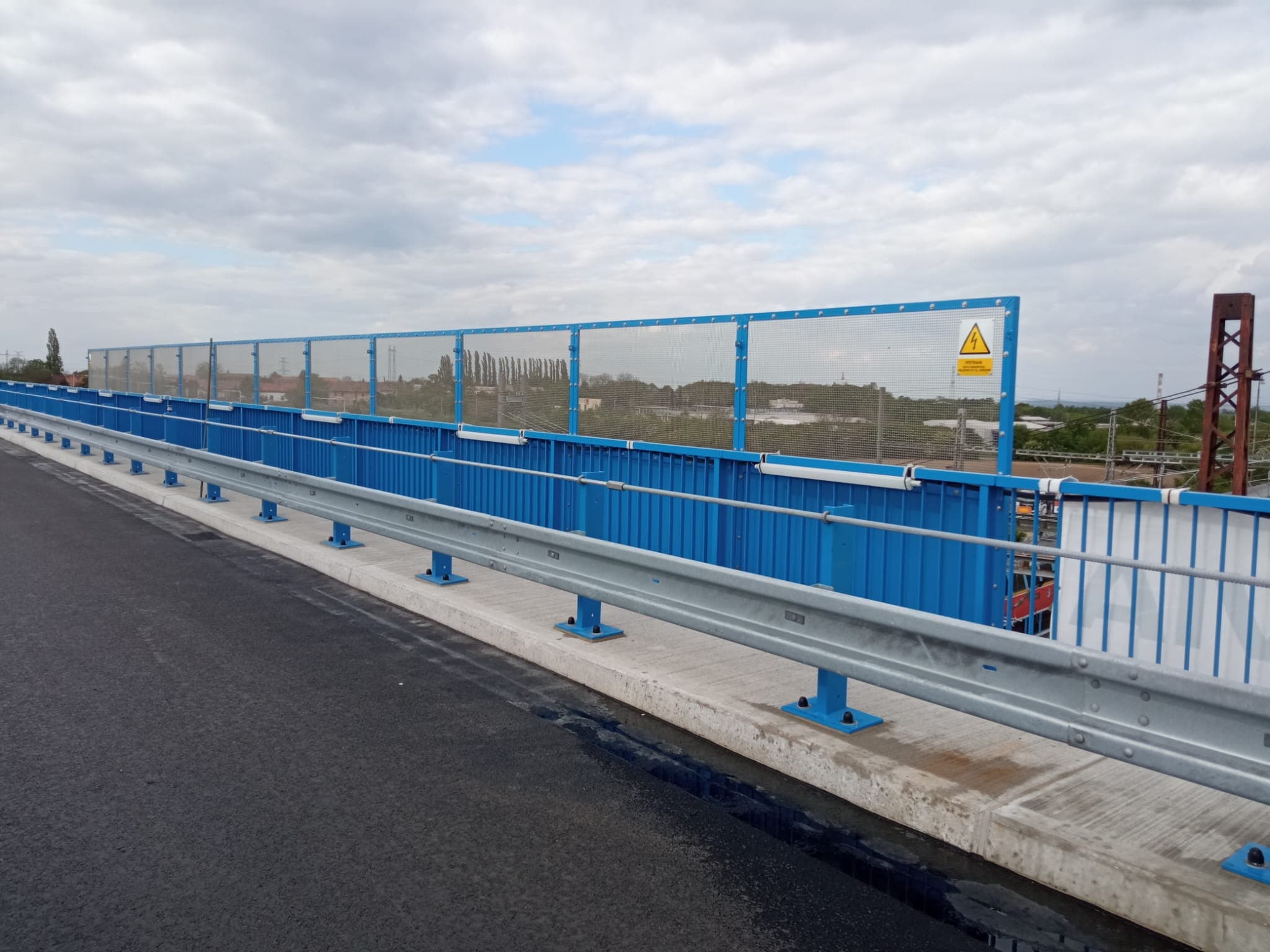 Mostní zábradlí Mstětice